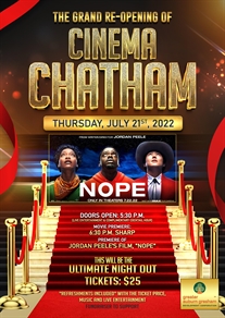 Cinema Chatham Re-Opening GAGDC Fundraiser Pre-screening of Jordan Peele's latest thriller 'NOPE'