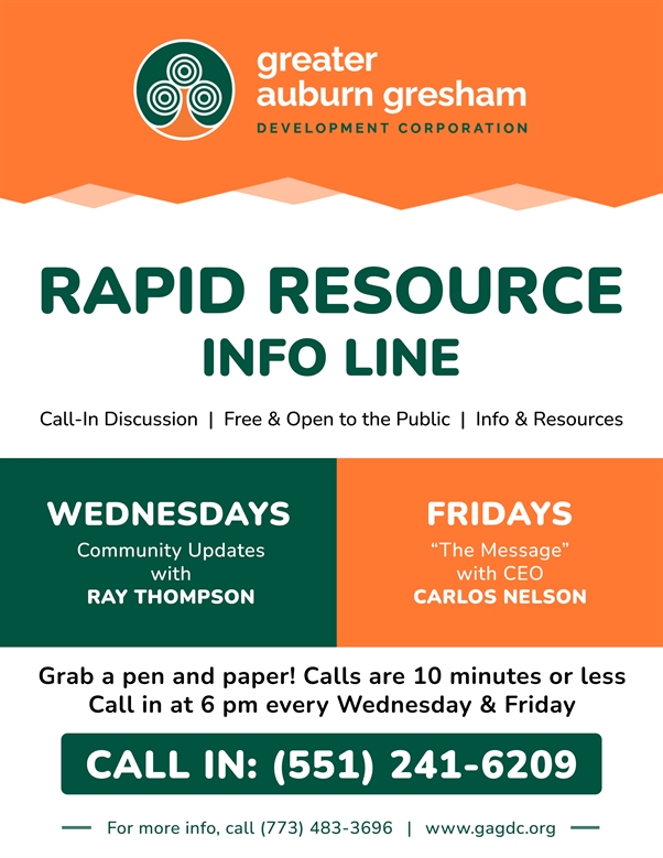 Rapid Resource Info Line Community Updates